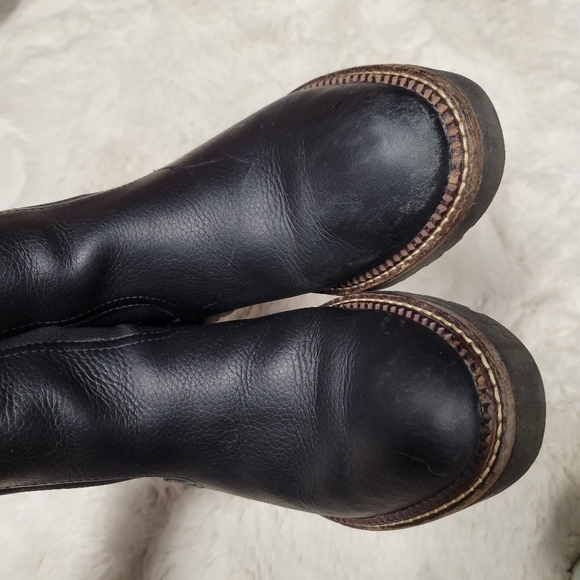 SIZE 6.5 - CASLON MILLER CHELSEA BOOT BLACK Waterproof Nordstrom Chunky … - Picture 2 of 8